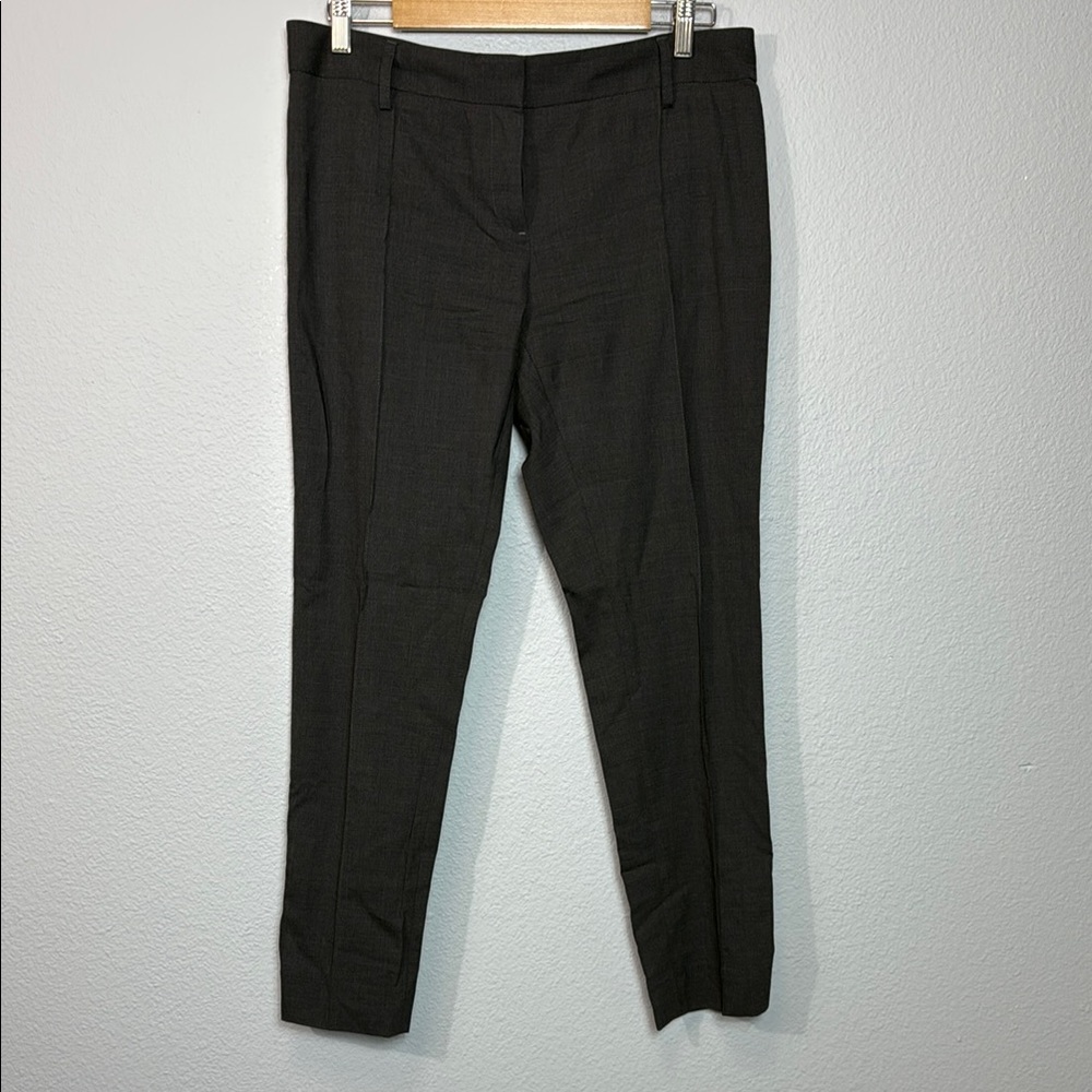 Nili Lotan Wool Blend Classic Heather Black Women's Pants